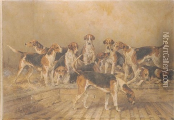 A Group Of Percy Hounds 