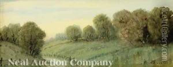 Countryroad In Kentucky Oil Painting - Robert Burns Wilson
