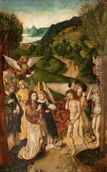 Follower Of 
Expulsion From The Paradise Oil Painting - Dieric the Elder Bouts