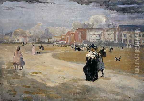 Dieppe, 1895 Oil Painting - Charles Edward Conder