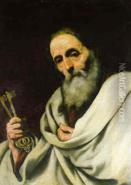San Pietro Oil Painting - Jusepe de Ribera