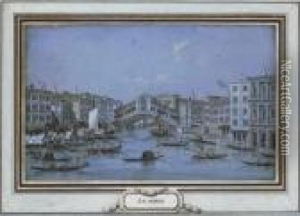 Venezianische Vedute Oil Painting - Giacomo Guardi
