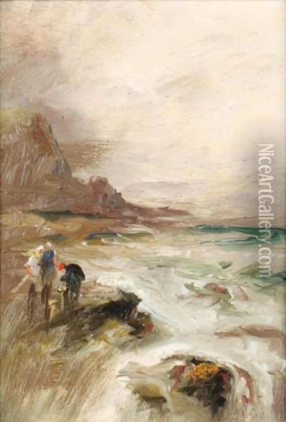 Coastal Landscape Oil Painting - S.L. Kilpack