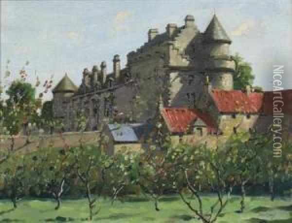 Falkland Palace Oil Painting - James Gray