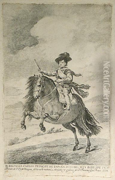 Baltasar Carlos Oil Painting - Francisco De Goya y Lucientes
