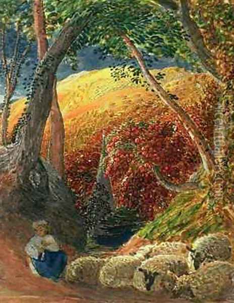The Magic Apple Tree Oil Painting - Samuel Palmer
