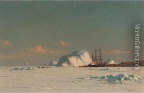 In The Arctic Oil Painting - William Bradford