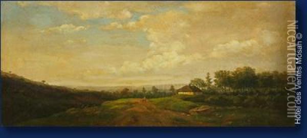 Panorama De Campagne Oil Painting - Jean-Baptiste Davelooze