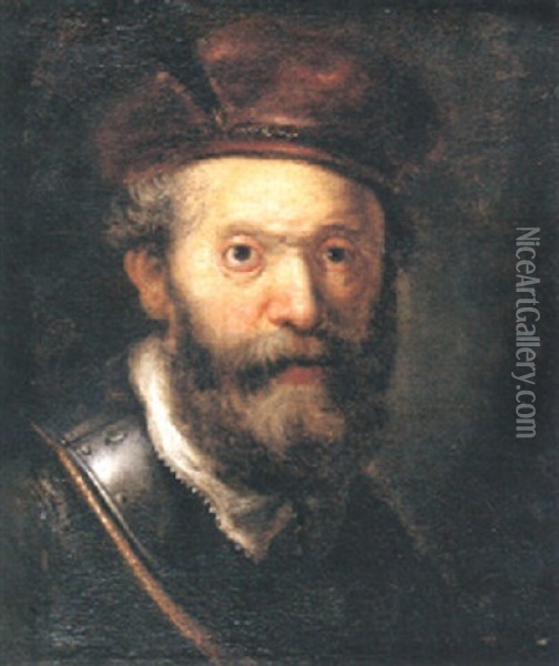 Krigare Oil Painting -  Rembrandt van Rijn