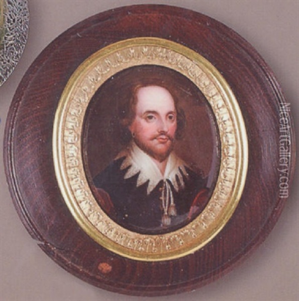 Portrait Of William Shakespeare Oil Painting - William Essex