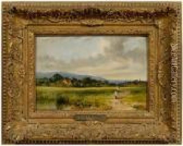 The Home Of David Cox Oil Painting - David I Cox