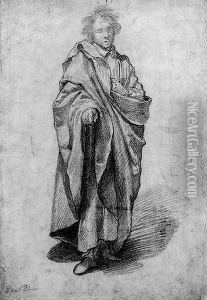 A man in a cloak Oil Painting - Giovanni Battista Vanni