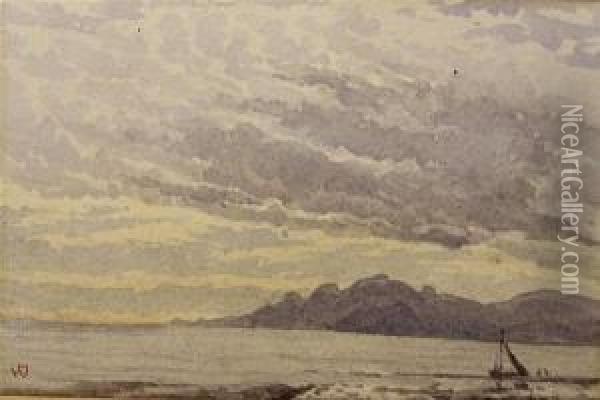 Coastal Scene Oil Painting - Henry Thomas Dawson