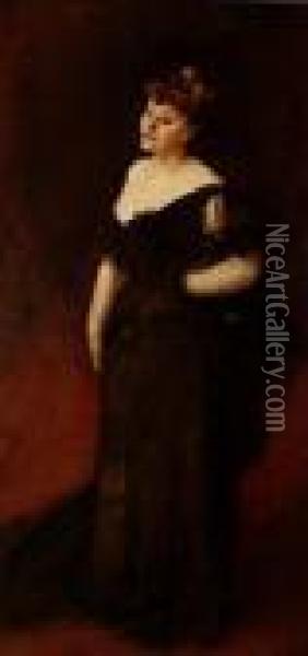 Portrait Of Mrs. Harry Vane Milbank Oil Painting - John Singer Sargent