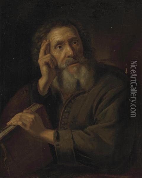 A Philosopher Oil Painting - Philippe de Champaigne