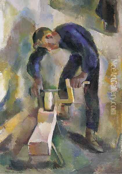 Koszorus, 1927 Oil Painting - Vilmos Aba-Novak