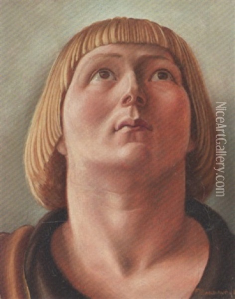 Portrat Von Marie Barraud Oil Painting - Francois Emile Barraud