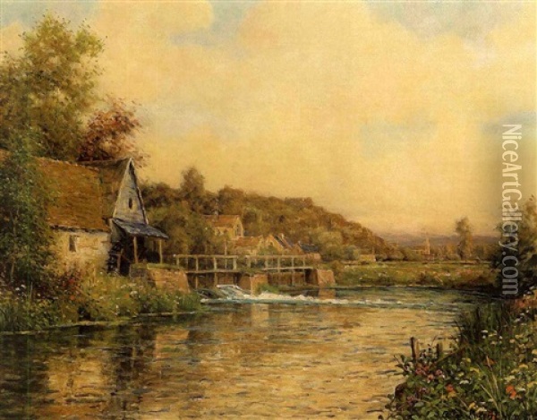 Cottage A Beau-le-roger Oil Painting - Louis Aston Knight