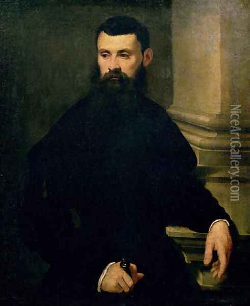 Portrait of a Man Oil Painting - Jacopo Tintoretto (Robusti)