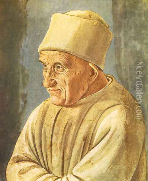 Portrait of an Old Man 1485 Oil Painting - Filippino Lippi