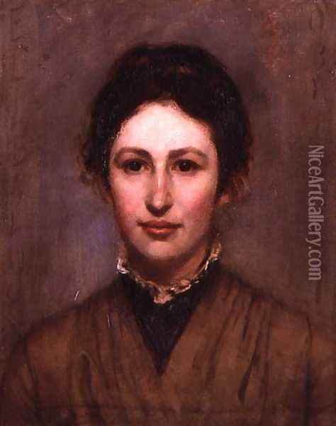 Portrait of Nellie O'Brien, 1887 Oil Painting - Walter Frederick Osborne