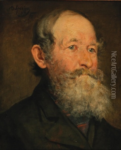 Portrait Of A Man Oil Painting - Franz Von Defregger