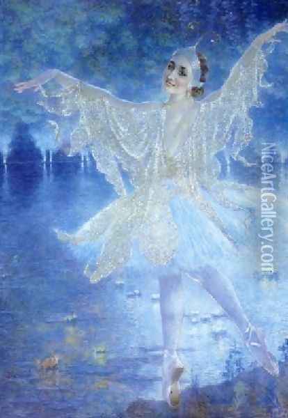 The Dancer Oil Painting - Lucien Levy-Dhurmer