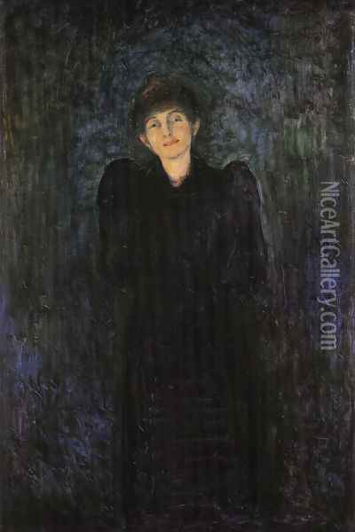 Dagny Juel Przybyszewska Oil Painting - Edvard Munch