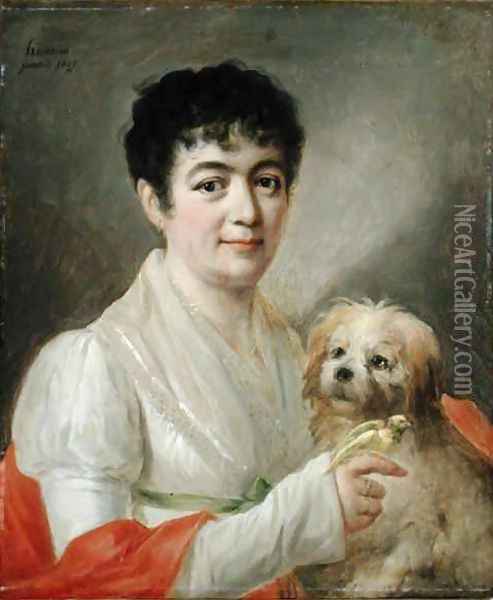 Portrait of an Unknown Woman Oil Painting - Johann Ernst Heinsius
