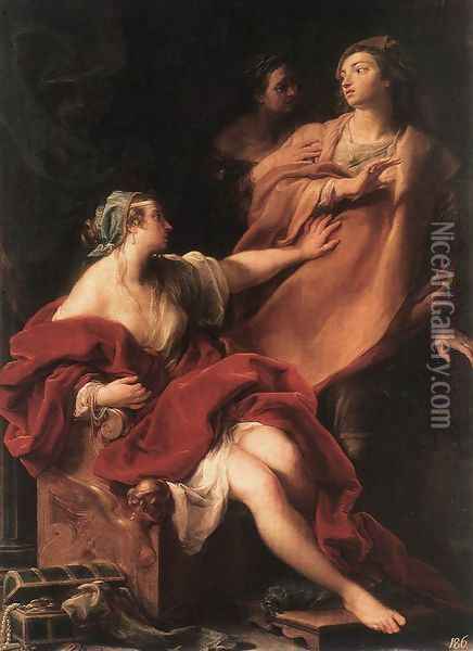 Sensuality 1747 Oil Painting - Pompeo Gerolamo Batoni