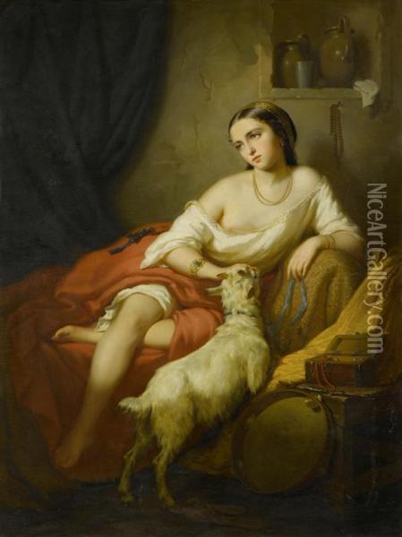 Esmeralda Oil Painting - Friedrich Kraus
