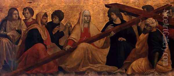 The Finding of the True Cross, c.1516-33 Oil Painting - (Nicola di Filotesio) Cola dell'Amatrice