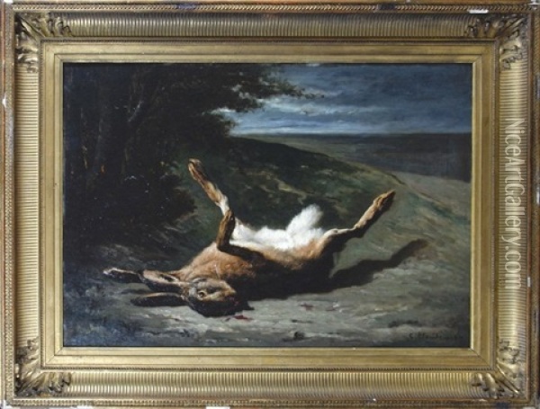 Nature Morte Au Lievre Oil Painting - Eugene Claude