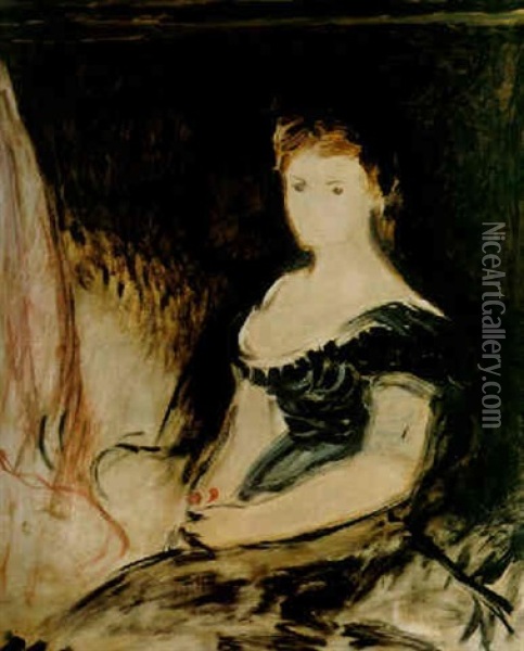 Etude Pour La Recon De Musique Oil Painting - Edouard Manet