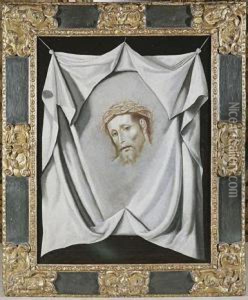 Santa Faz, C. 1635-1640 Oil Painting - Francisco De Zurbaran