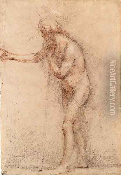 Christ in Limbo Oil Painting - Bravo Cecco (Francesco Montelatici)