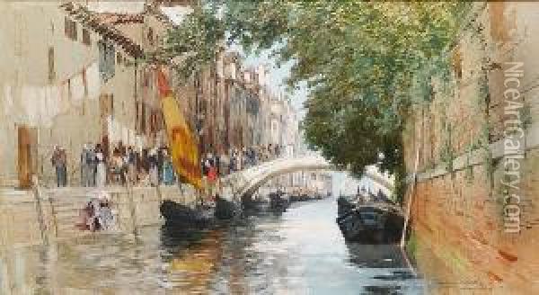 Venice Oil Painting - Francis Hopkinson Smith