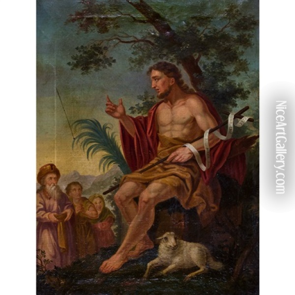 Ecce Agnus Dei Oil Painting - Lorenz Justin Ritz