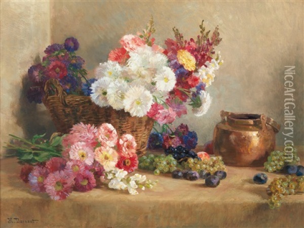 Herbstblumen Oil Painting - Hugo Darnaut