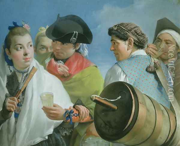 The Lemonade Seller Oil Painting - Lorenzo Tiepolo