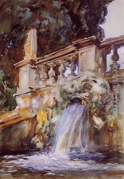Villa Torlonia, Frascati Oil Painting - John Singer Sargent