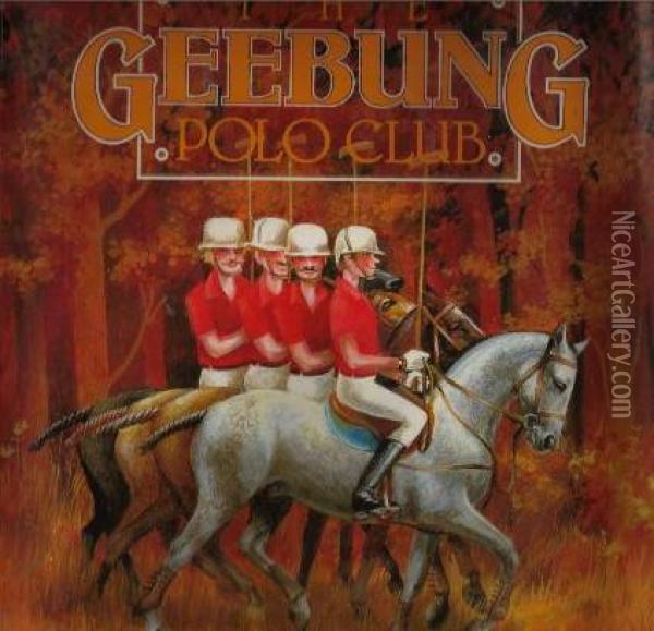 The Geebung Polo Club Oil Painting - The Geebung Polo Club