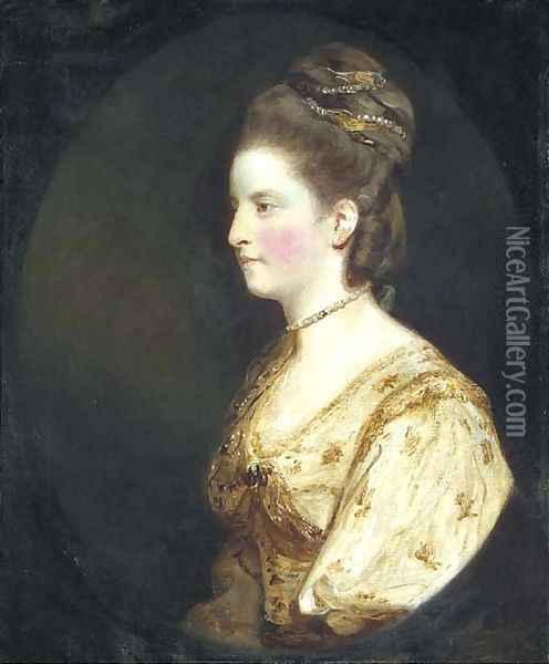 Portrait of Mrs Thomas Wodehouse Oil Painting - Sir Joshua Reynolds