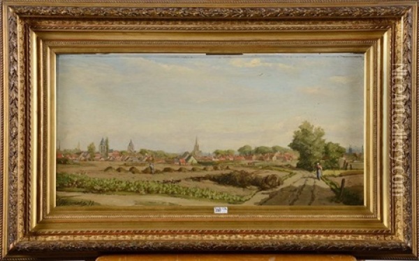 Village Pres D'anvers Oil Painting - Henri Louis Permeke