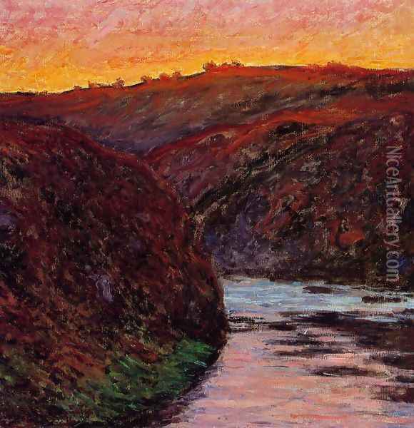 Valley of the Creuse, Sunset I Oil Painting - Claude Oscar Monet