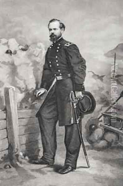 Portrait of General James Birdseye McPherson 1828-64 Oil Painting - Thomas Nast