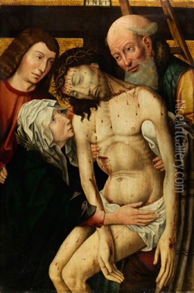 Kreuzabnahme Christi Oil Painting - Hugo Van Der Goes