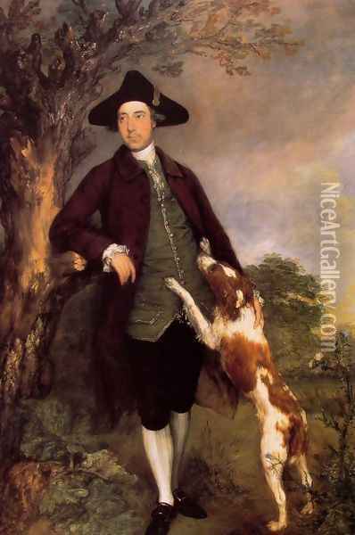George, Lord Vernon Oil Painting - Thomas Gainsborough