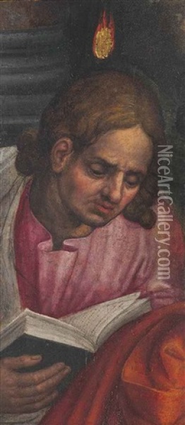 An Apostle Oil Painting - Pieter Aertsen