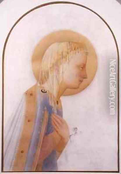 Portrait of the Madonna Oil Painting - E. Dieudonne